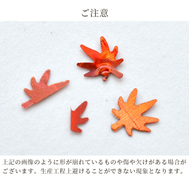 楽天市場】紅葉 ホログラム 封入 パーツ 1ケース レッド 赤 □ 秋 秋