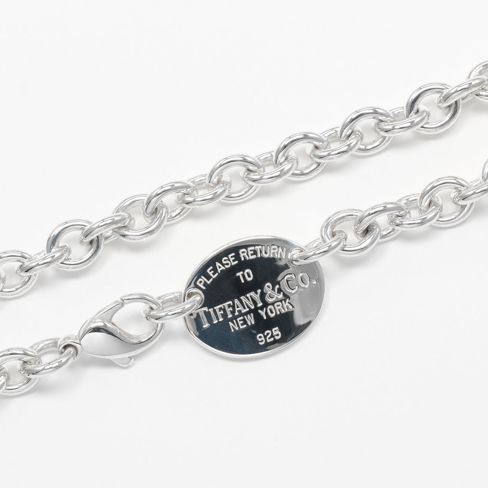 ティファニー ネックレス リターントゥティファニー オーバルタグ