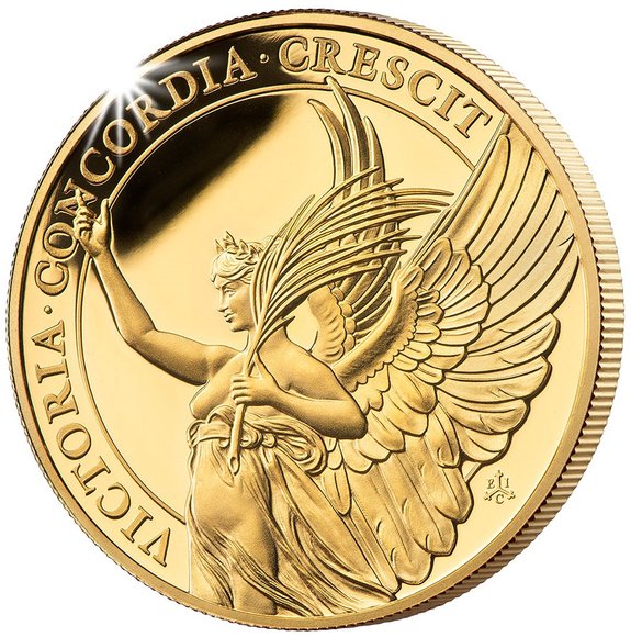 楽天市場】追跡可 2021 セントヘレナ 女王の徳：勝利 5ポンド金貨 1