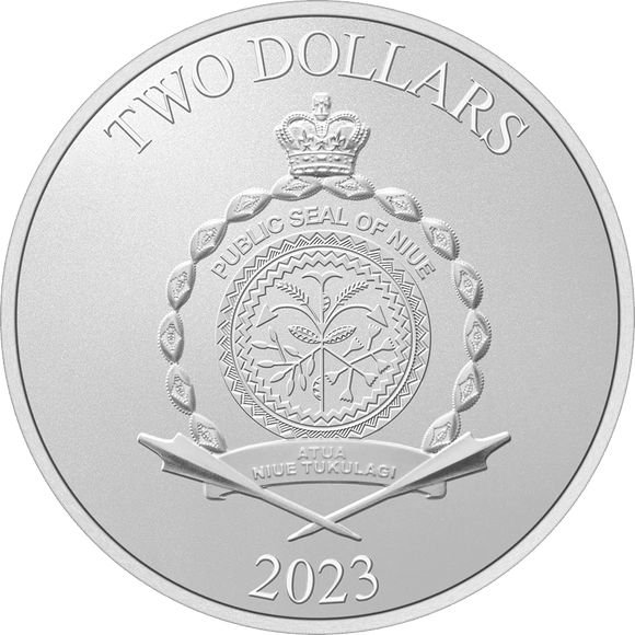 楽天市場】追跡可 2023 1オンス ニウエ 干支：卯(ウサギ)年 銀貨 2ドル
