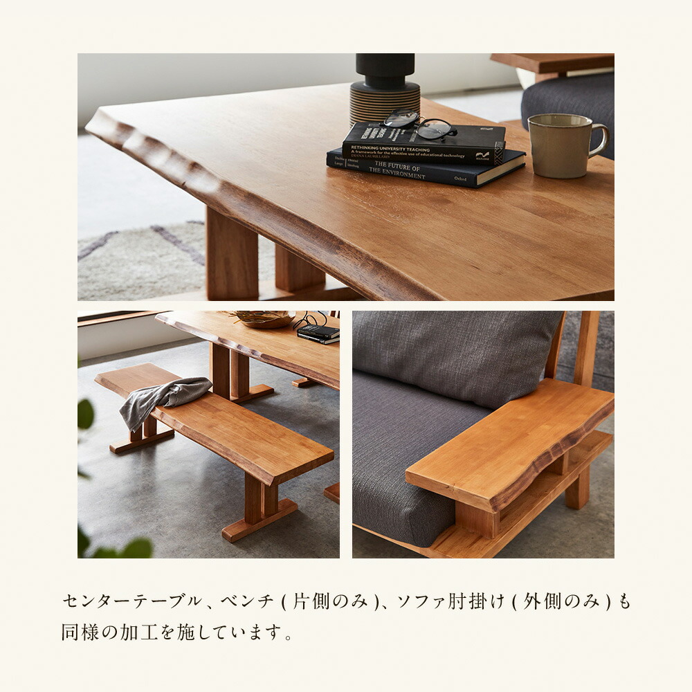 ダイニング4点セット 片側ベンチタイプ 105×70 ブラック KS3