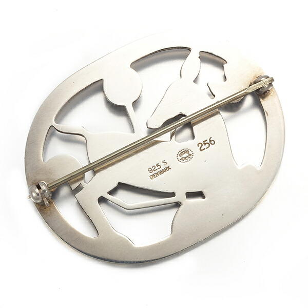 ジョージジェンセン 256 鹿 ブローチ アーノ・マリノウスキー SV925