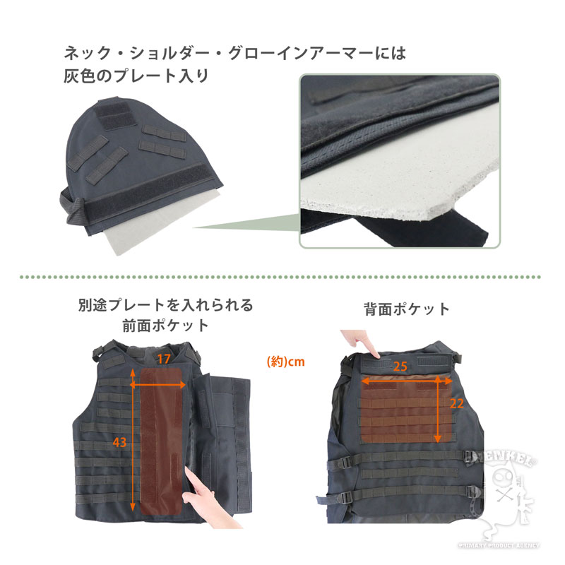 楽天市場】SHENKEL IBA インターセプタ— ボディアーマー OTV レプリカ