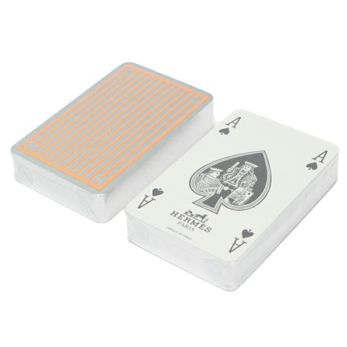 楽天市場】【Nランク】 エルメス HERMES トランプ 2個セット ペーパー