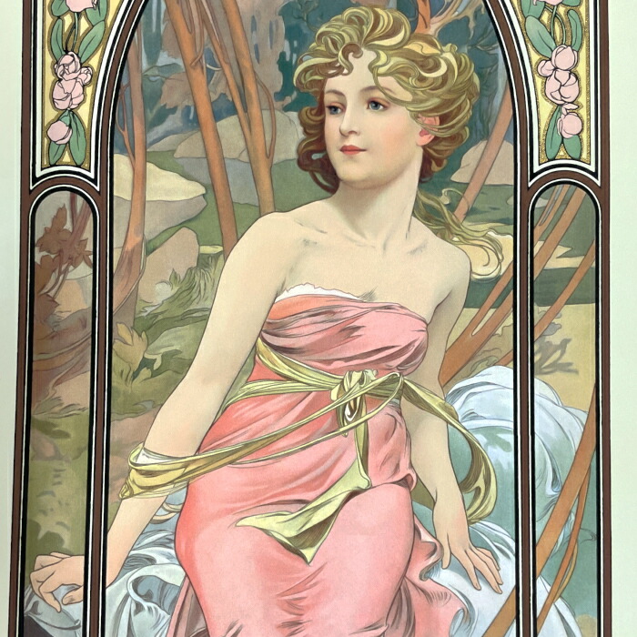 楽天市場】アルフォンス・ミュシャ 四つの時の流れ 朝の目覚め 昼の