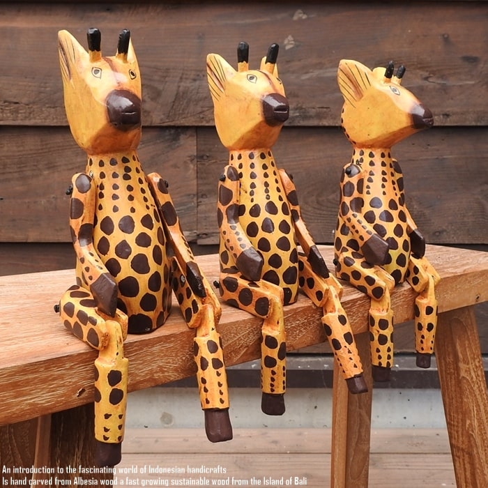 楽天市場】[ポイント2倍]お座り きりんさん Mサイズ 手足が動かせる