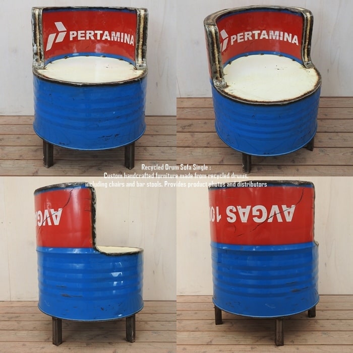 ドラム缶リメイクチェア