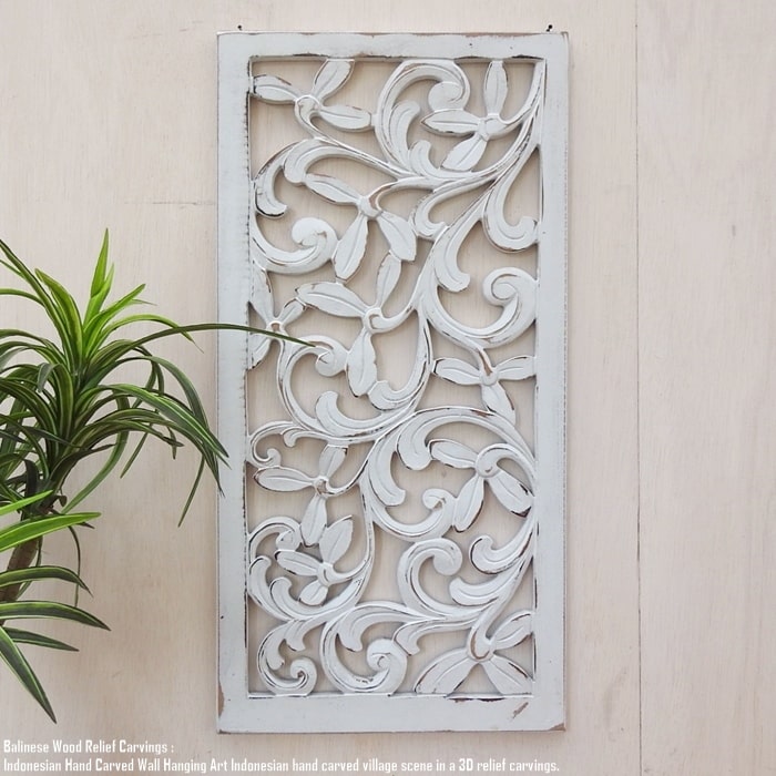 楽天市場】レリーフ 30cm×60cm 長方形 WW アートパネル 木彫り
