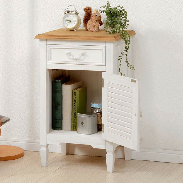 s*a様 アンティーク調 木製チェスト サイドテーブル s*a様