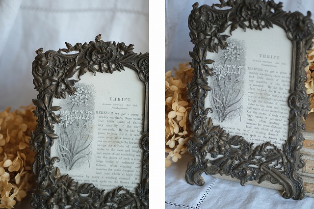 アンティーク雑貨 French l rocaille photo frame. French l rocaille