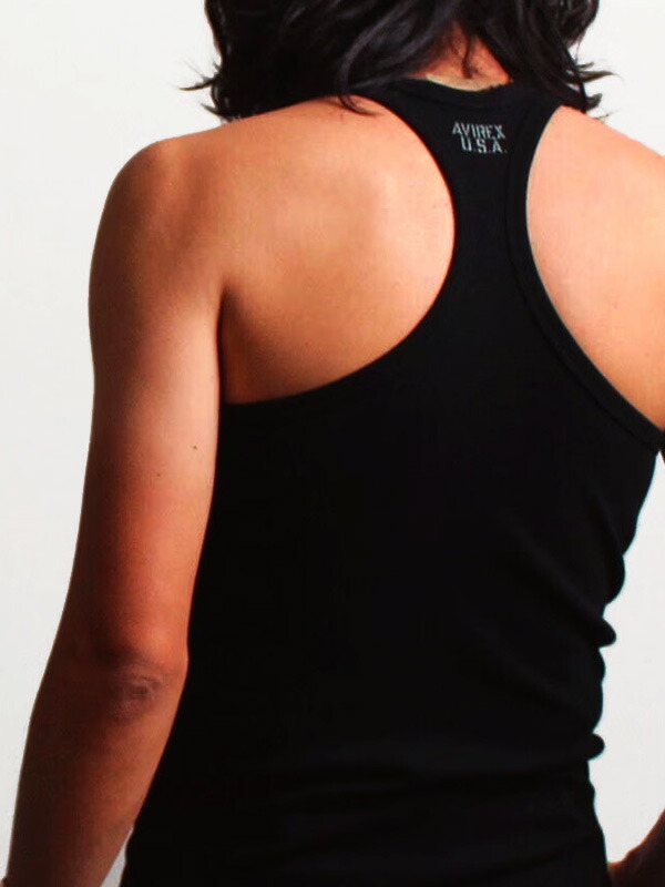 まさと AVIREX タンクトップ 黒 S✕4 まさと AVIREX タンクトップ 黒 S
