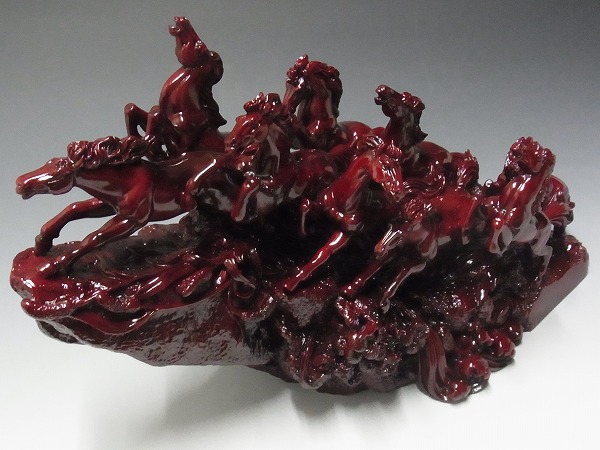 楽天市場】九頭馬（大） 縁起物 置物 「うまくいく」 風水 グッズ