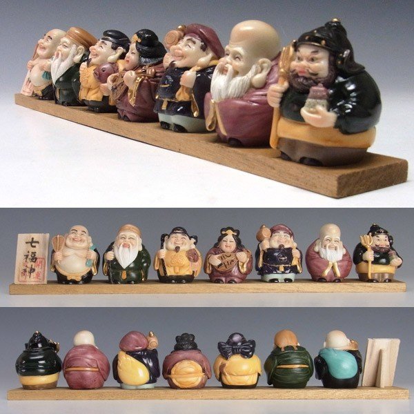 七福神 神様 置物 龍 作家モノ 陶器 縁起物 Amazon.co.jp: 栄寿作