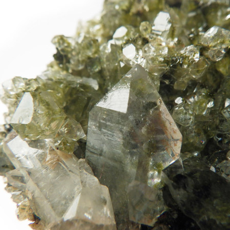 楽天市場】エピドート with クォーツ 原石 トルコ産 緑簾石共生水晶