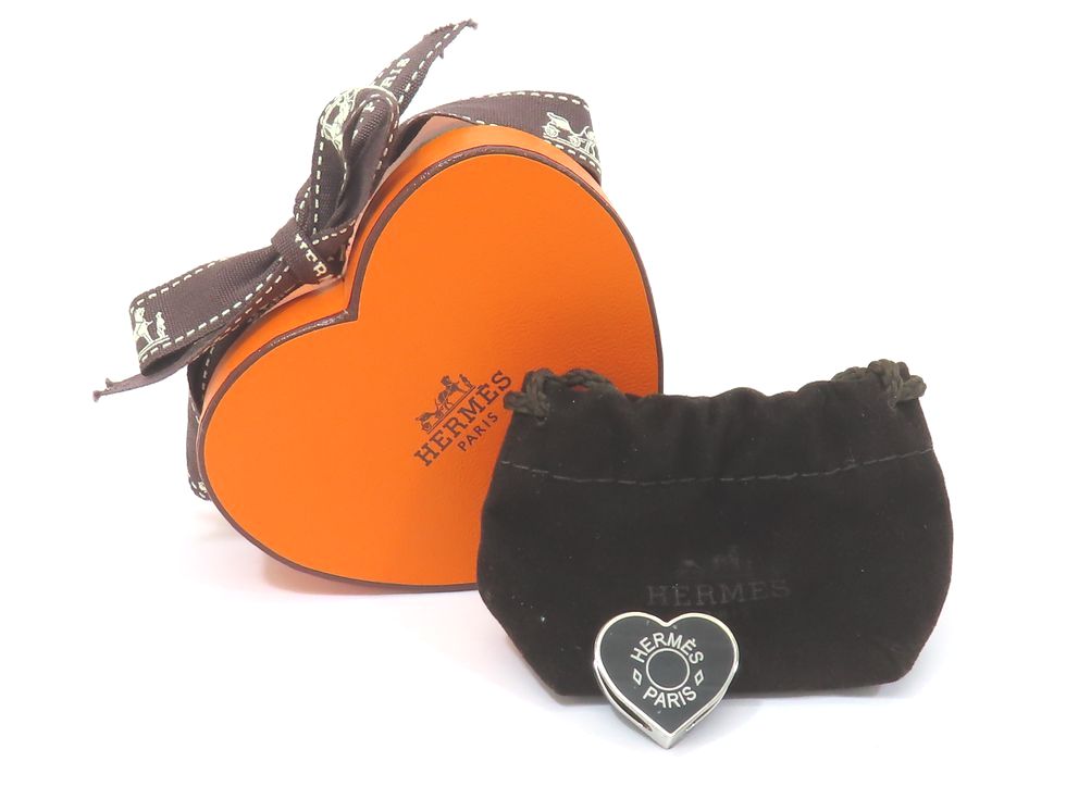 HERMES エルメス スカーフリング ミニ・クール ハート HERMES