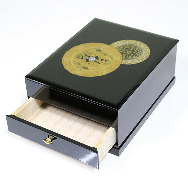 楽天市場】文箱 漆器 文庫 引き出し付き 鳳凰 蒔絵 木製 日本製 手文庫