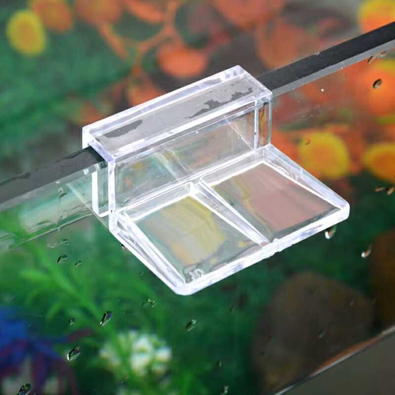 楽天市場】【8個】水槽 蓋受け 6mm 透明 アクリル 水槽 ガラス蓋受け