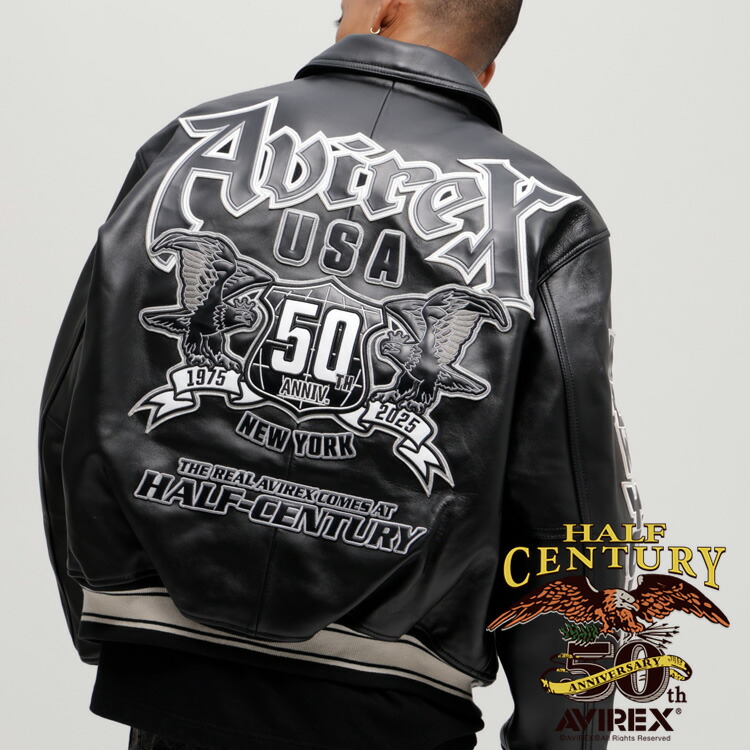 楽天市場】avirex レザー（メンズファッション）の通販