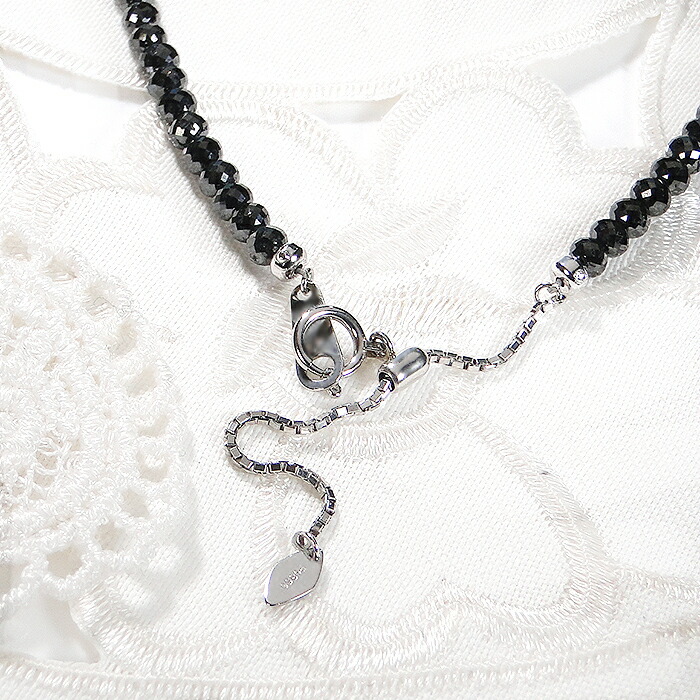 楽天市場】Pt850【50.0ct】ブラックダイヤモンド ネックレスプラチナ