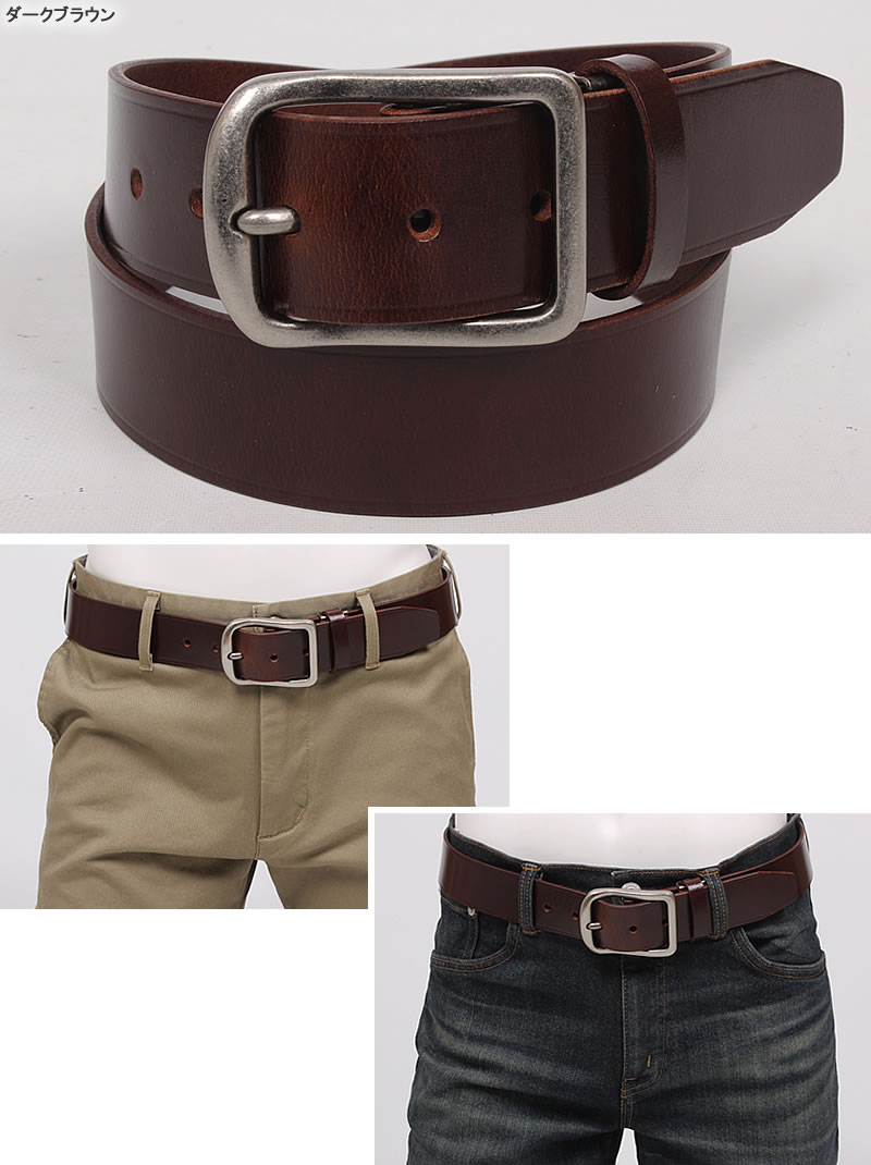 楽天市場】Levi's リーバイス ギャリソン オイル レザーベルト 4.0cm
