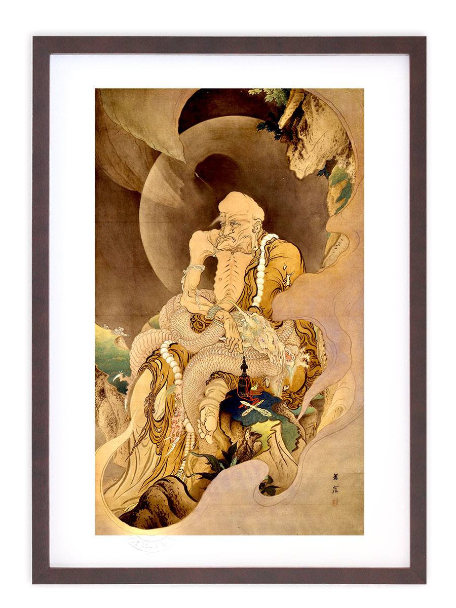 歴史的人物の絵画 豪華フレーム付き