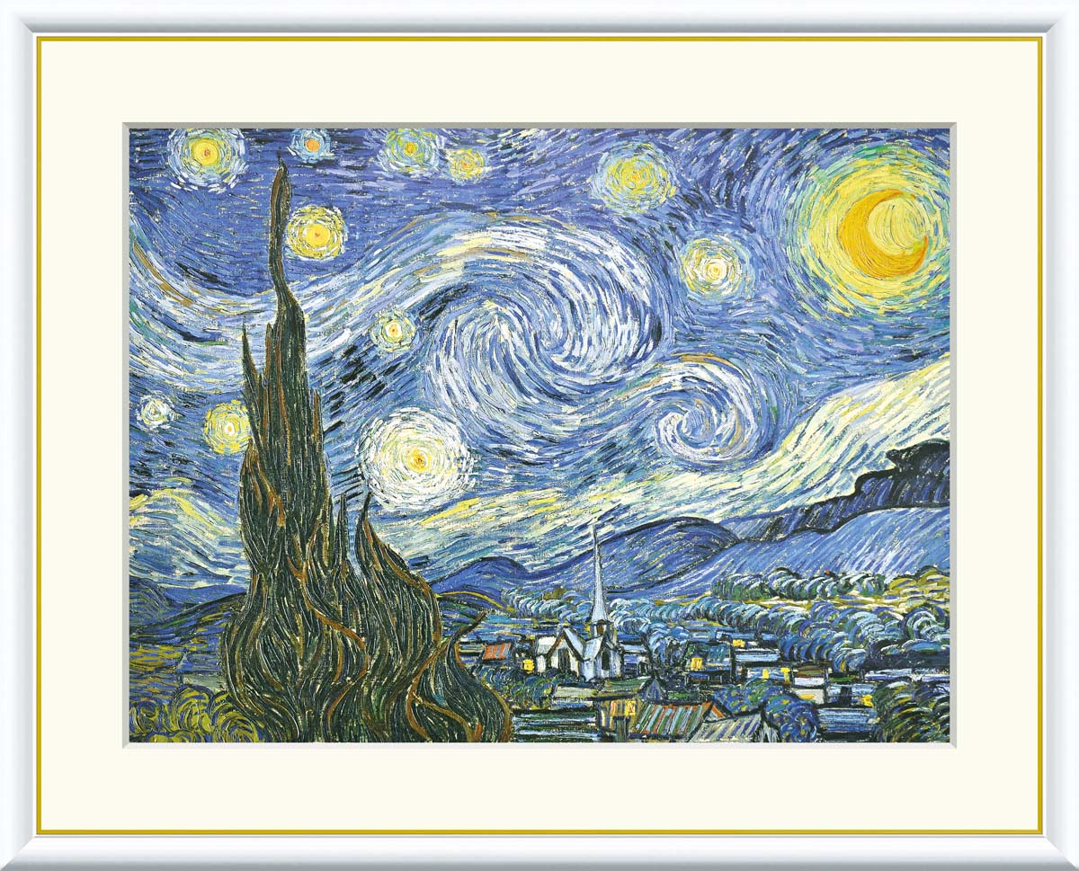 楽天市場】10年保証 名画 油絵 星月夜 フィンセント・ファン・ゴッホ