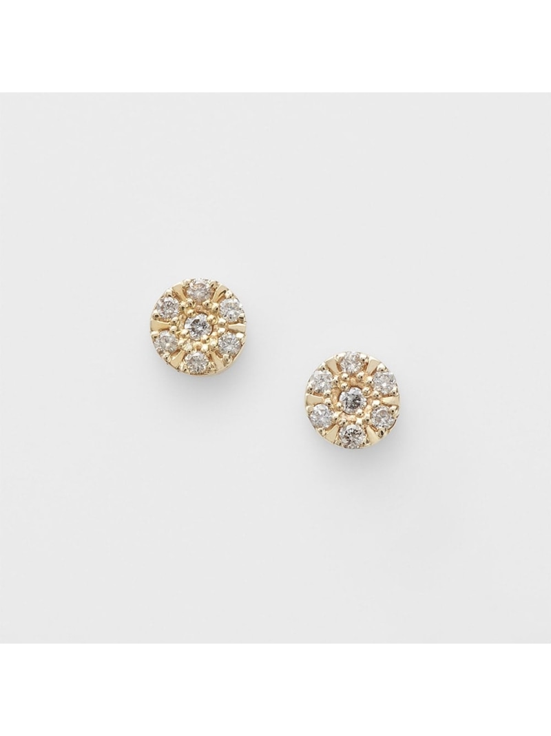 楽天市場】K10ダイヤモンドピアス agete アガット アクセサリー