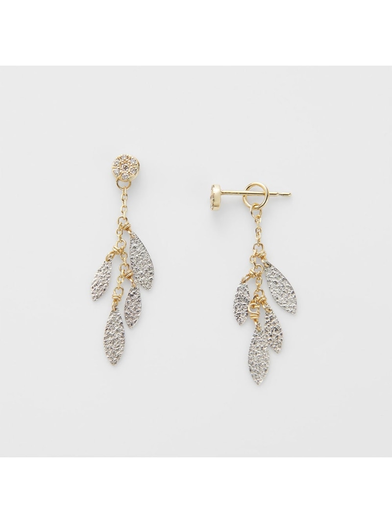 楽天市場】K10ダイヤモンドピアス agete アガット アクセサリー