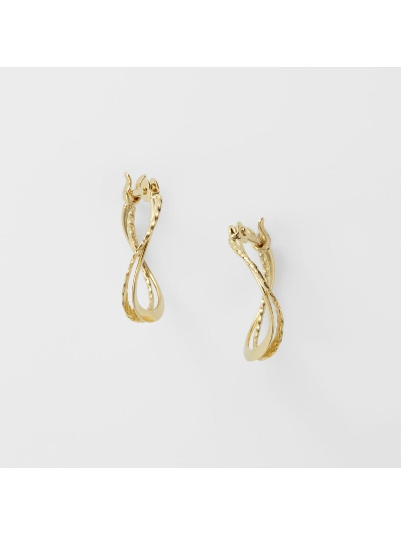 楽天市場】K18フープピアス agete アガット アクセサリー・腕時計