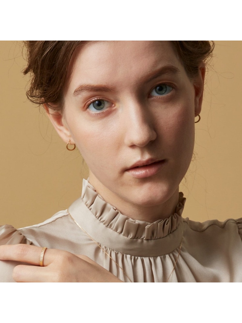 楽天市場】K18フープピアス agete アガット アクセサリー・腕時計