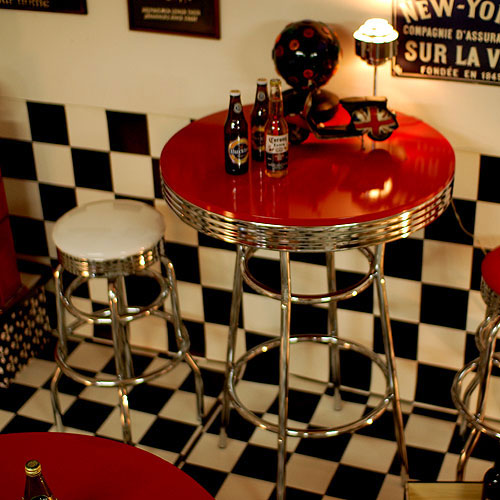 NY様専用 レトロ ダイナー風 赤いテーブル 【公式通販】