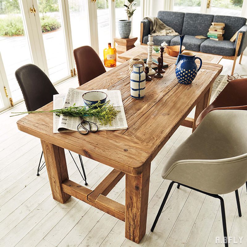 カリモク家具 ダイニングテーブル 机 オシャレ アンティーク