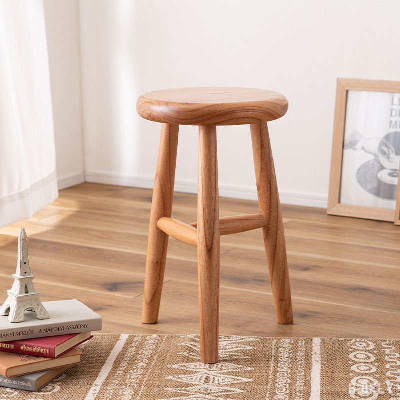 楽天市場】ラウンドスツール 腰掛 椅子 チェア イス 木製 ウッド