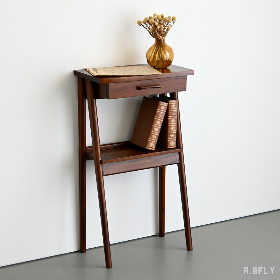 楽天市場】コンソールテーブル 花台 花瓶置き フラワースタンド 木製