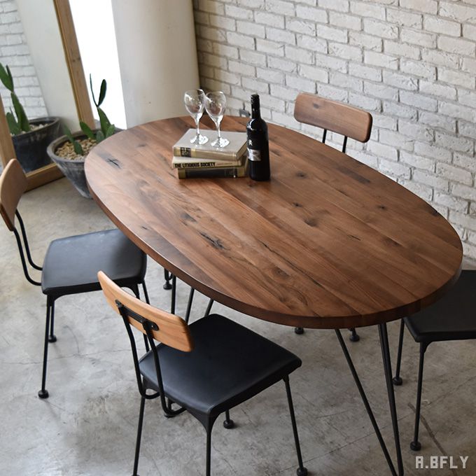 A-983 木製丸型テーブル 黒脚 約50cm A-983 木製丸型テーブル 黒脚 約