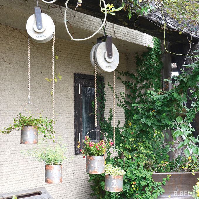 フランスアンティーク 鋳鉄製 白いプランター ガーデニング 鋳物