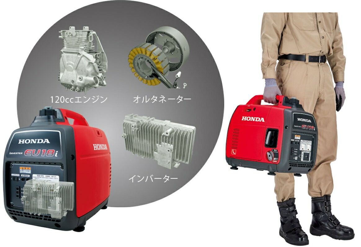 楽天市場】HONDA 発電機 ホンダ インバーター発電機 EU18iT JN