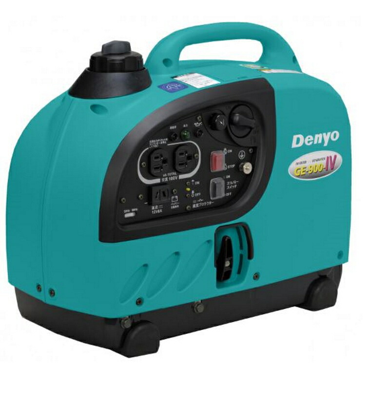 エンジン快調/即使用OK DENYOインバーター発電機GE-900-IV(77)