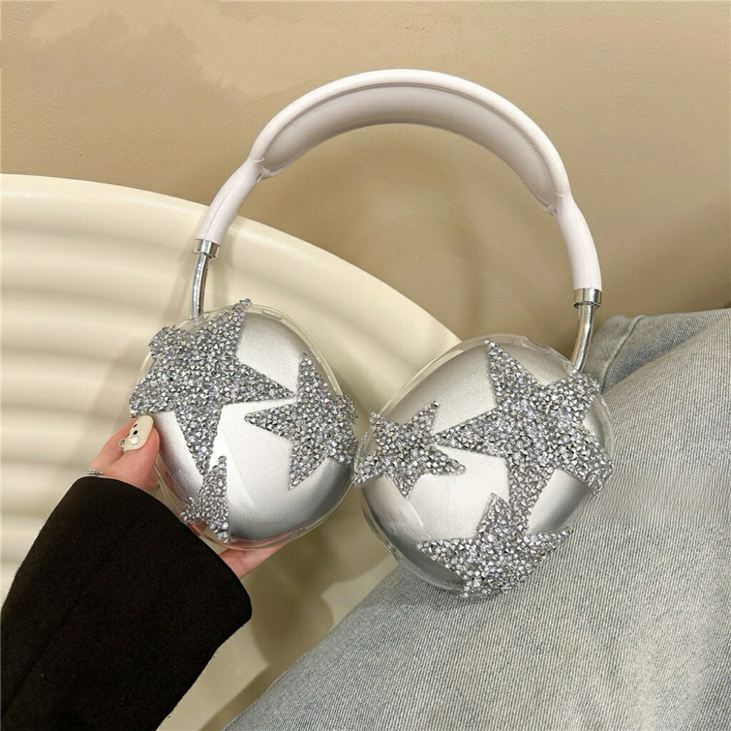 AirPodsMax ヘッドホンアクセサリー メタリックカバー AirPodsMax