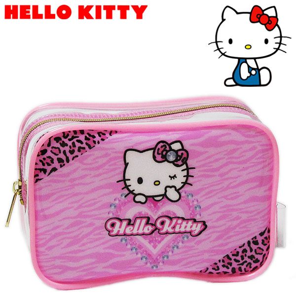 楽天市場】ハローキティ クリアBOXペンケース ギャルハート レディース