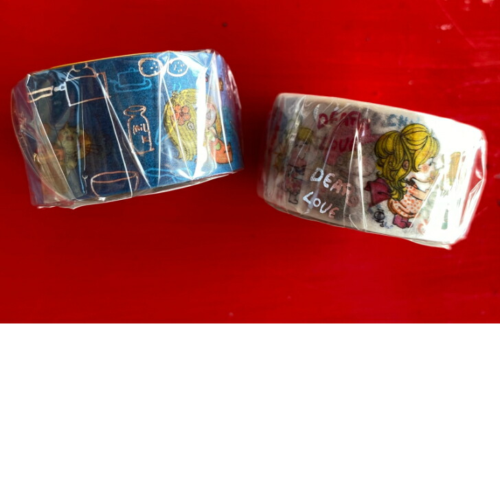 楽天市場】水森亜土銀箔マスキングテープ : 水森亜土のおもちゃ箱画廊