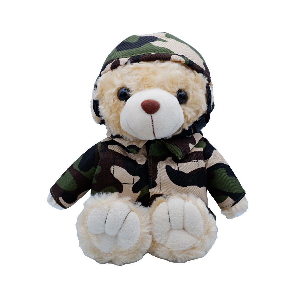 楽天市場】陸上自衛隊 ベア ぬいぐるみ 大 迷彩 ヘルメット 鉄帽 鉄帽