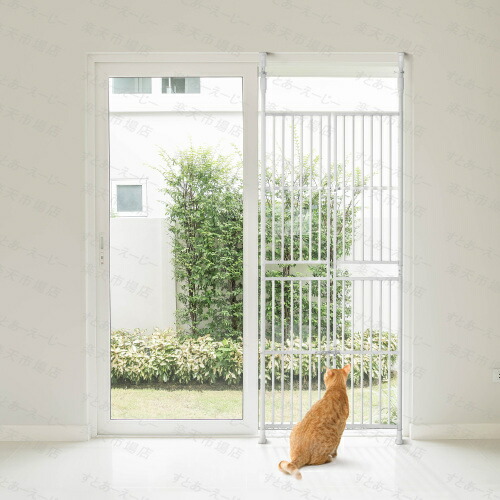 楽天市場】【即納】ペット高さ調節対応 205～285cm ドア ケージ 取付幅