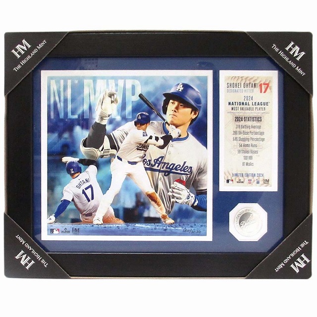 大谷翔平 2024年 50/50達成記念 付 フォトフレーム フォトミント 大谷