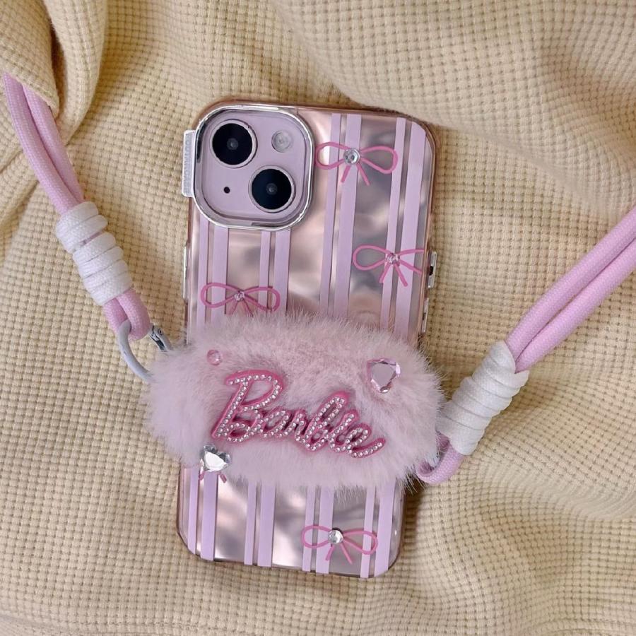 楽天市場】ピンク バービー風 Barbie おしゃれ Y2K パール スマホ