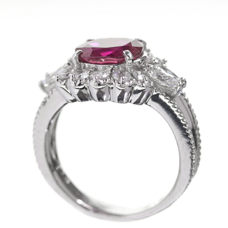 ルビー ビルマ産の極上ルビーリング ⭐明日までの特別価格にお値下げ