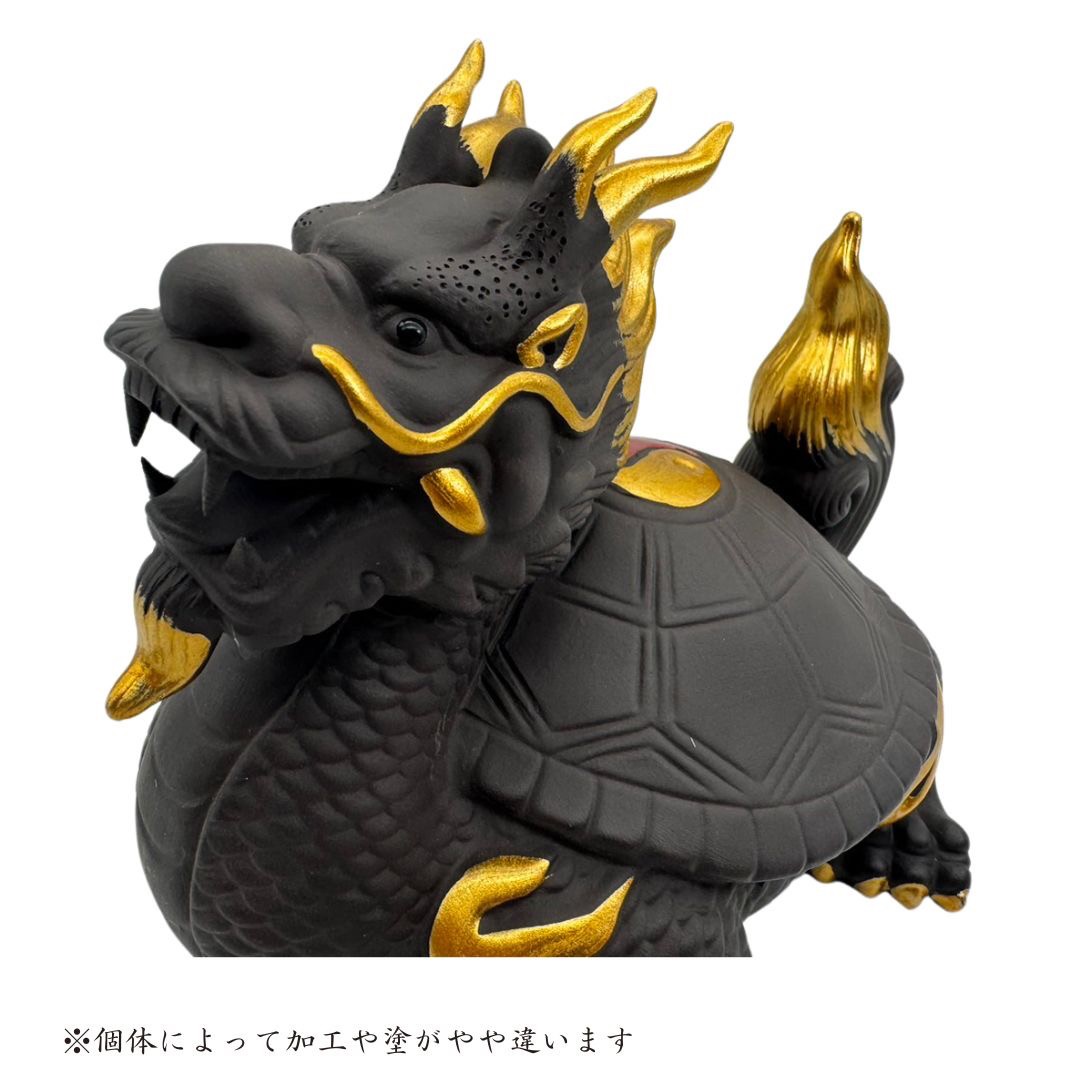 楽天市場】【在庫限り】風水 龍亀 ロングイ ーVer4ー ブラック 陶器 髭