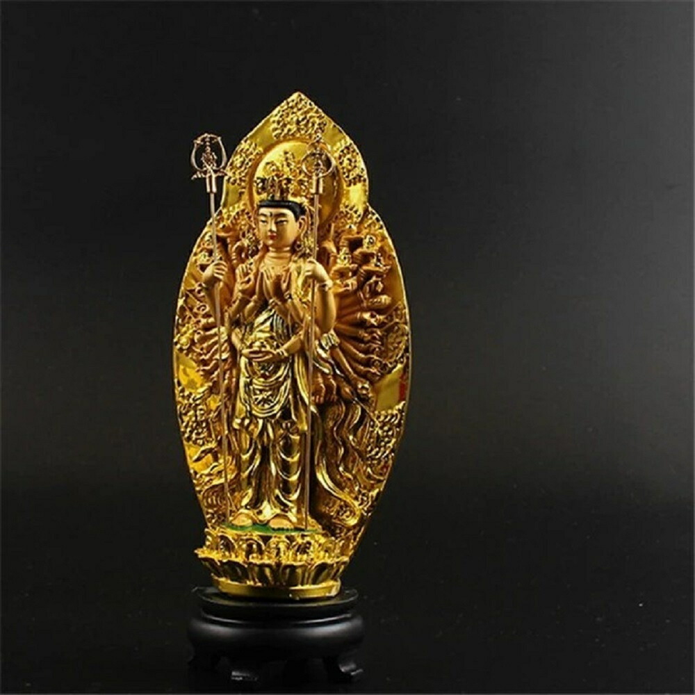 アンティーク 観音様 守護仏 縁起置物 1体 アンティーク 観音様 守護仏