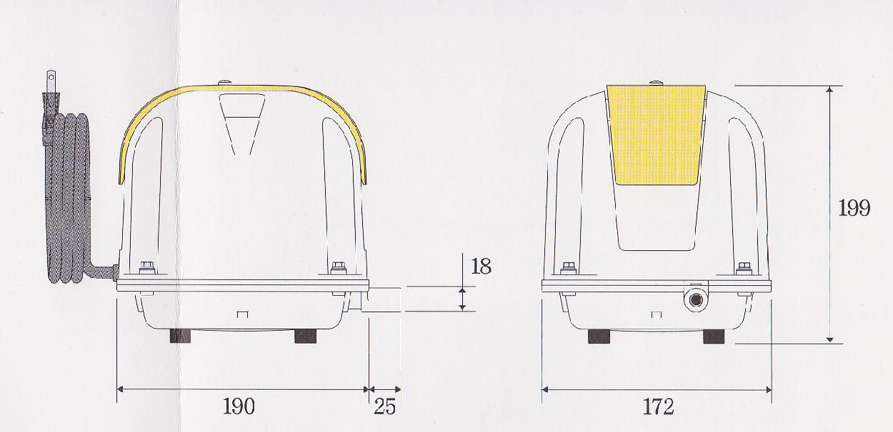 楽天市場】安永 エアーポンプ AP-40P（14方分岐装置付き） 安永