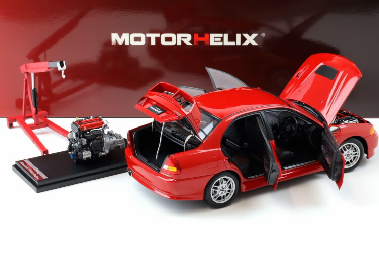 楽天市場】モーターヘリックス 1/18 三菱 ランサー エボリューション 4